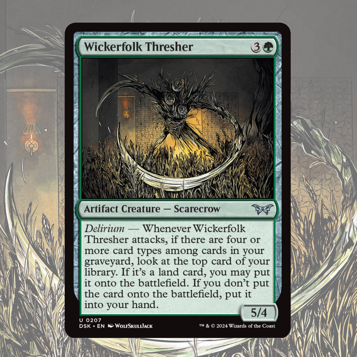 MTG Wickerfolk Thesher AP – WolfSkullJack Art