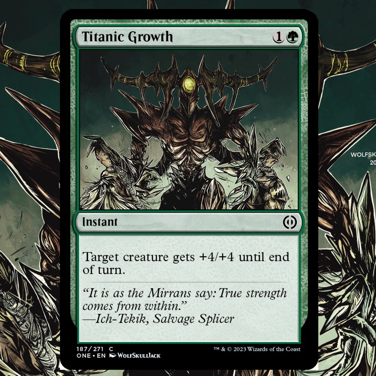 mtg titanic card MTG Titanic Growth AP