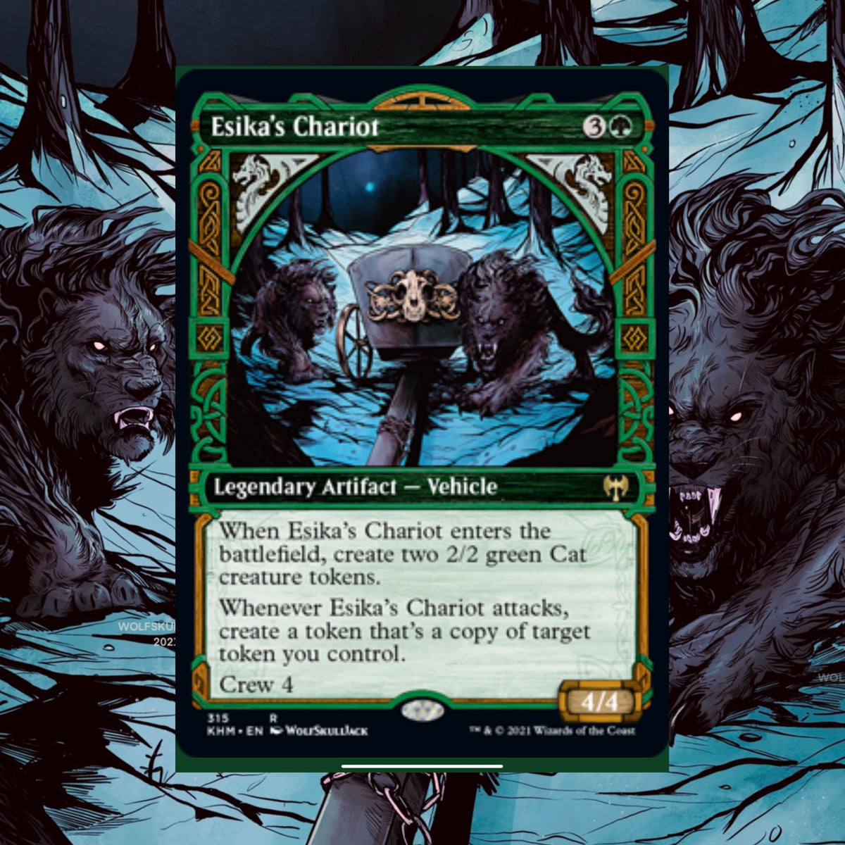 MTG Esika's Chariot AP – WolfSkullJack Art