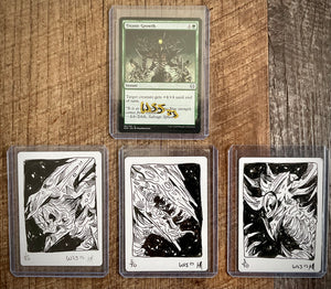 MTG Titanic Growth AP WolfSkullJack Art MTG Titanic Growth AP WolfSkullJack Art