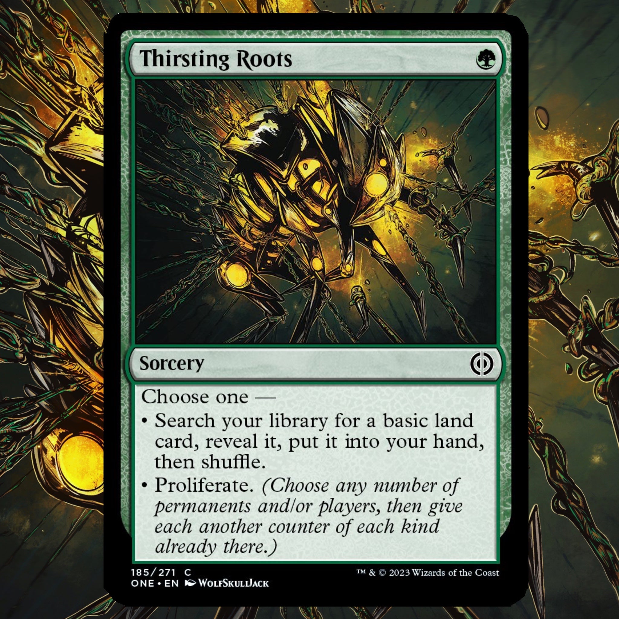 MTG Thirsting Roots AP WolfSkullJack Art MTG Thirsting Roots AP WolfSkullJack Art