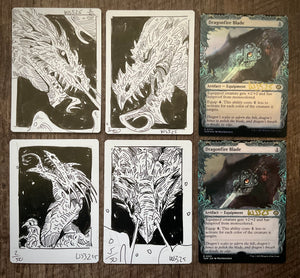 MTG Dragonfire Blade artist proof